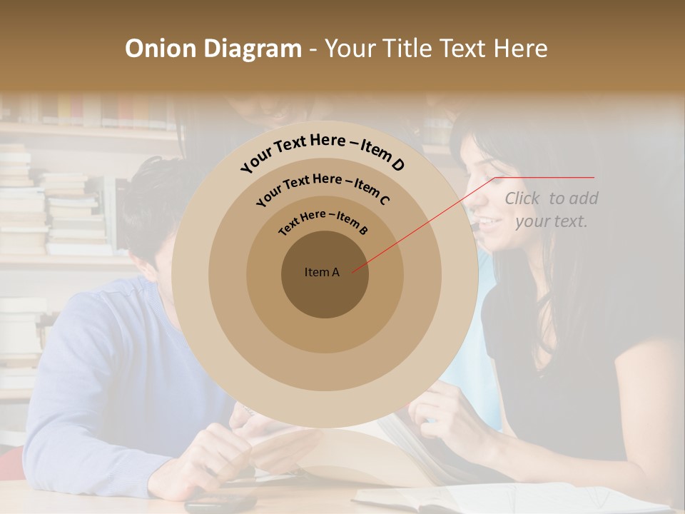 United Writing Person PowerPoint Template