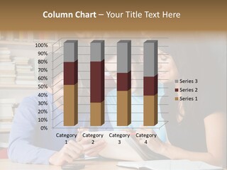 United Writing Person PowerPoint Template