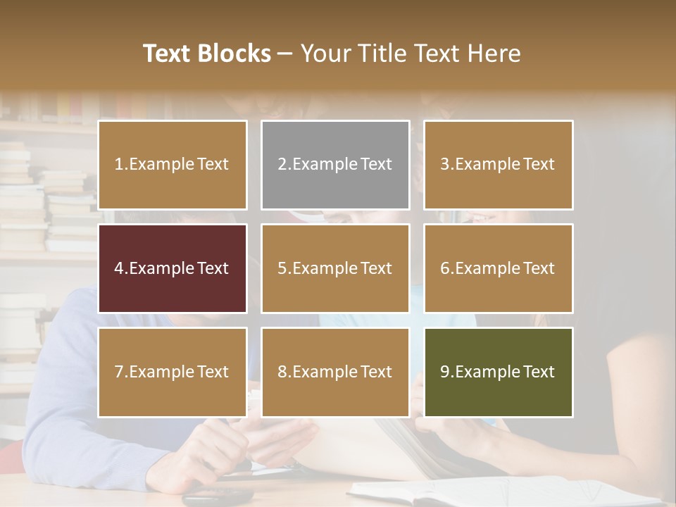 United Writing Person PowerPoint Template