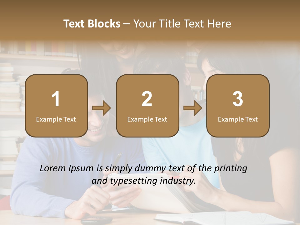 United Writing Person PowerPoint Template