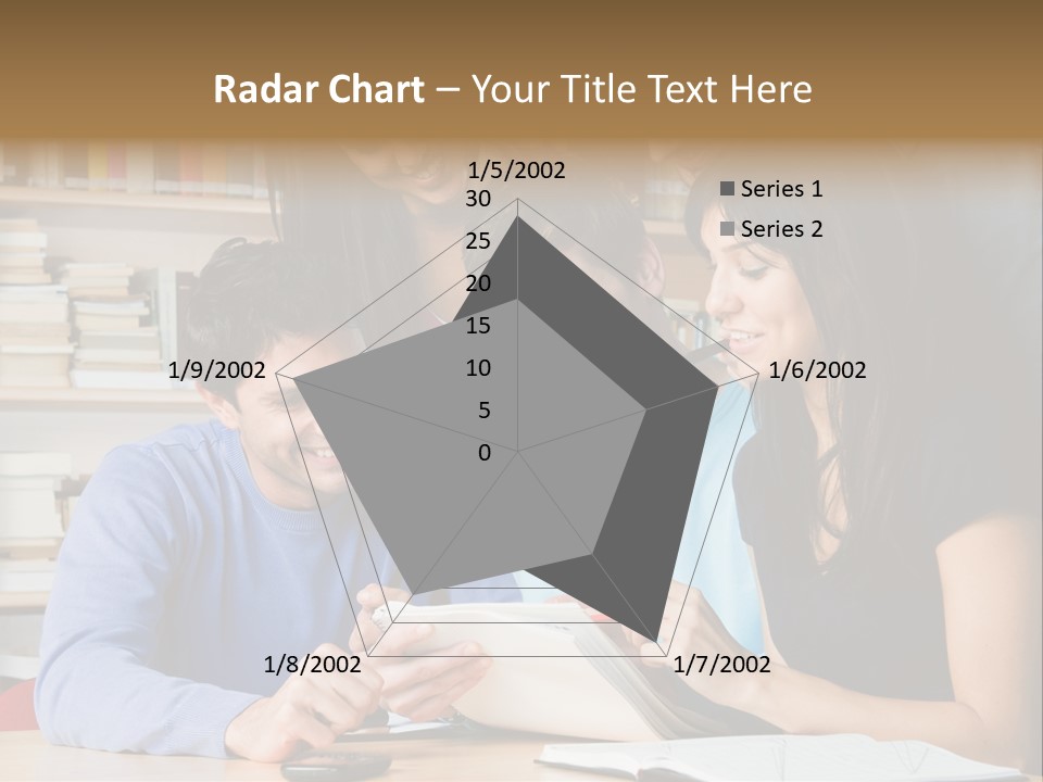 United Writing Person PowerPoint Template