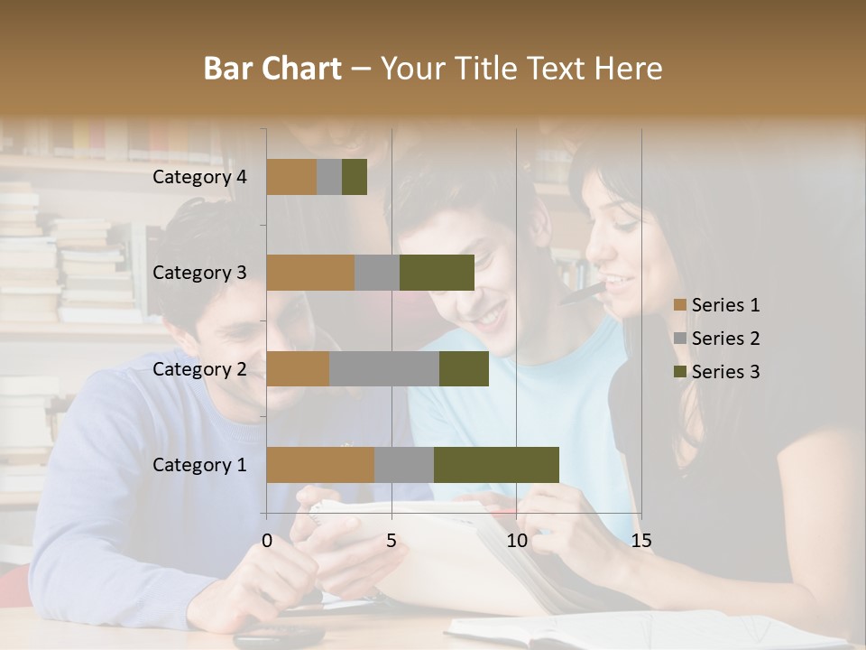 United Writing Person PowerPoint Template