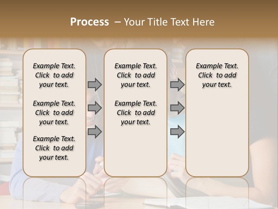 United Writing Person PowerPoint Template