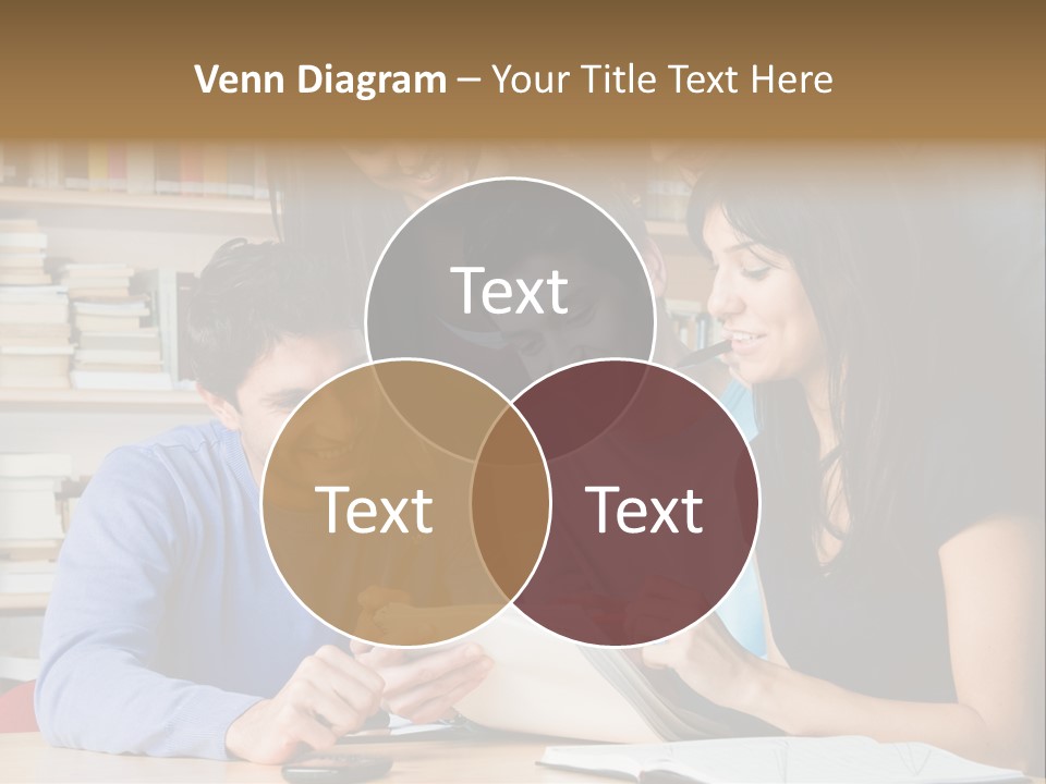 United Writing Person PowerPoint Template