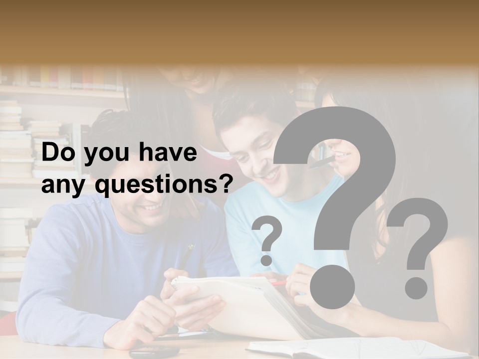 United Writing Person PowerPoint Template