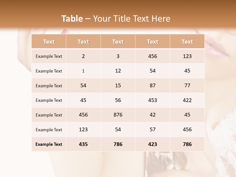 A Woman Holding A Bottle Of Perfume Powerpoint Template PowerPoint Template