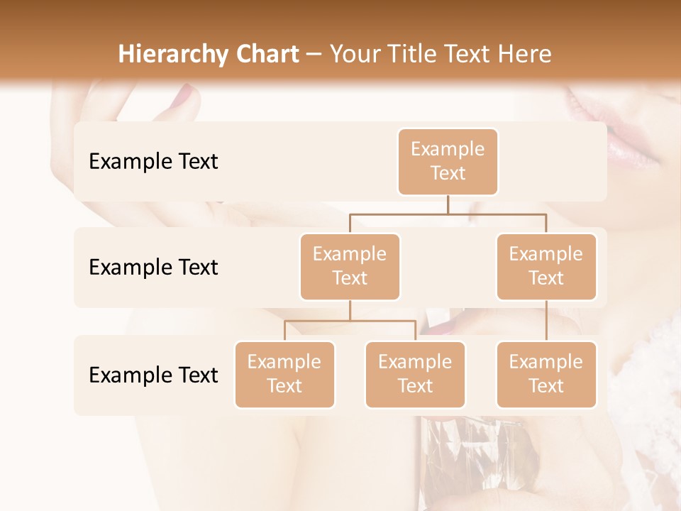 A Woman Holding A Bottle Of Perfume Powerpoint Template PowerPoint Template