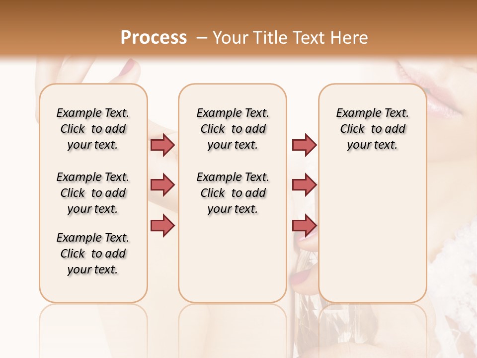 A Woman Holding A Bottle Of Perfume Powerpoint Template PowerPoint Template