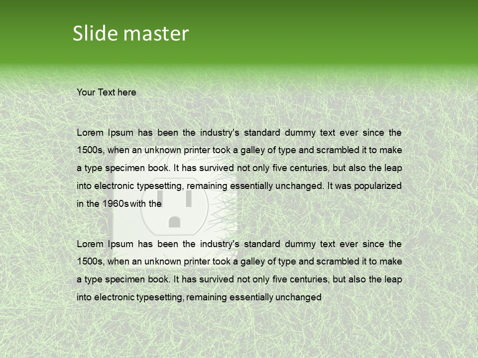 Environmental Environment Supply PowerPoint Template