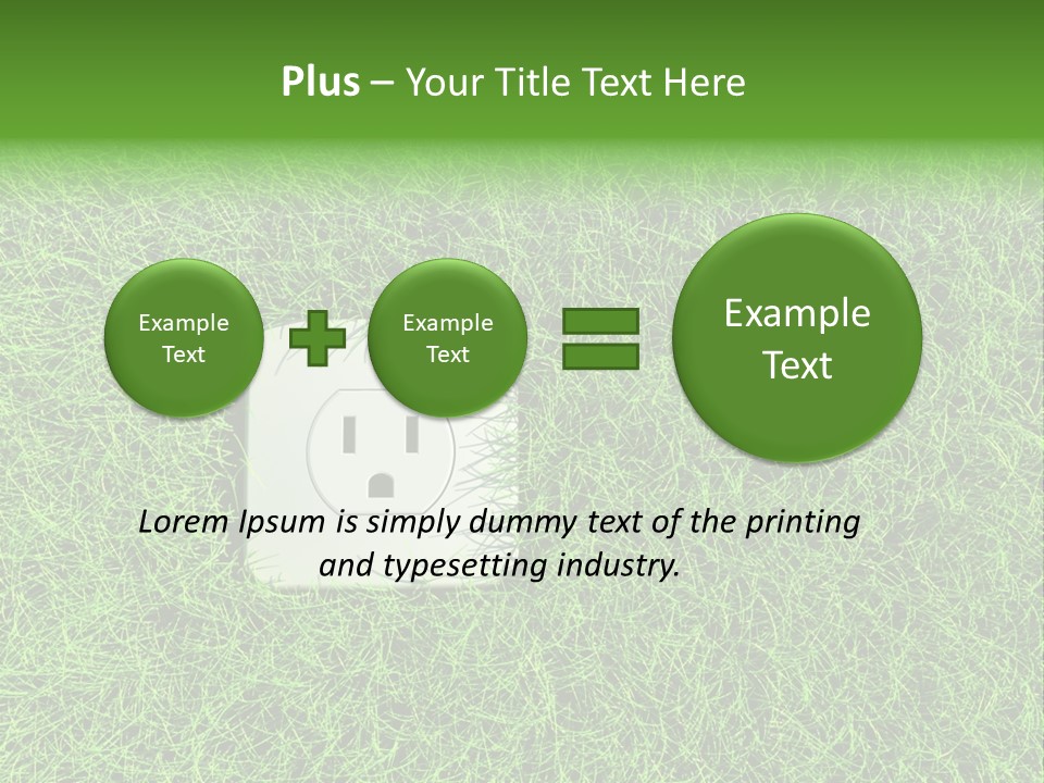 Environmental Environment Supply PowerPoint Template