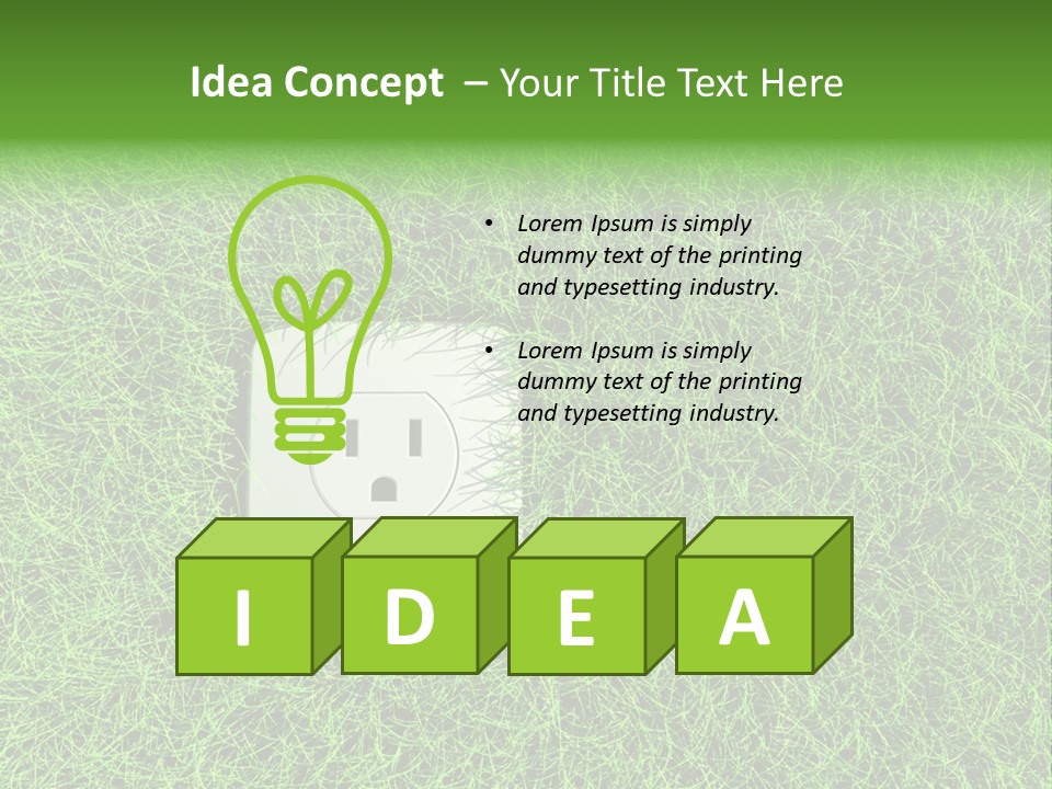 Environmental Environment Supply PowerPoint Template
