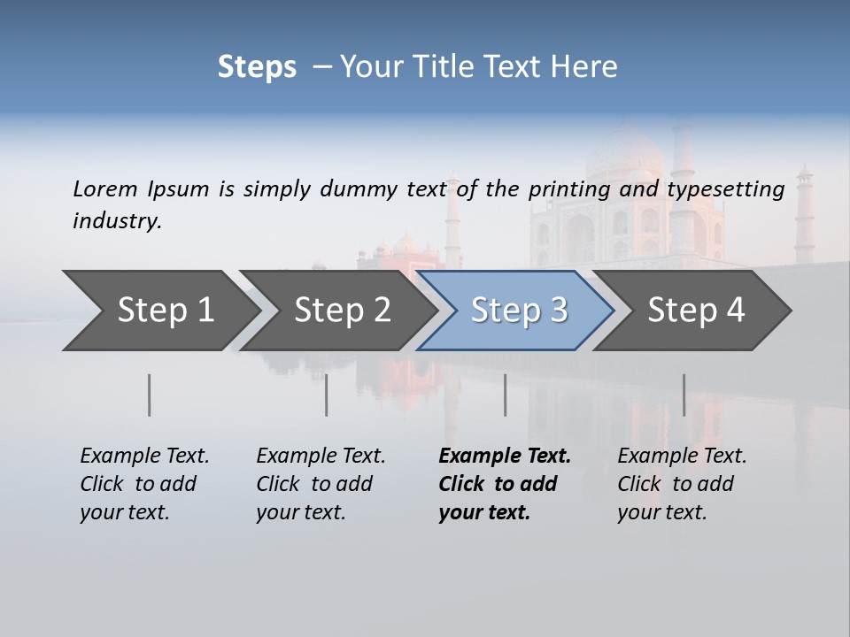 Agra India Temple PowerPoint Template