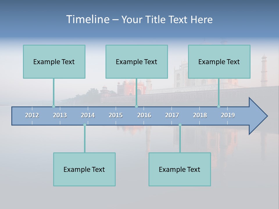 Agra India Temple PowerPoint Template