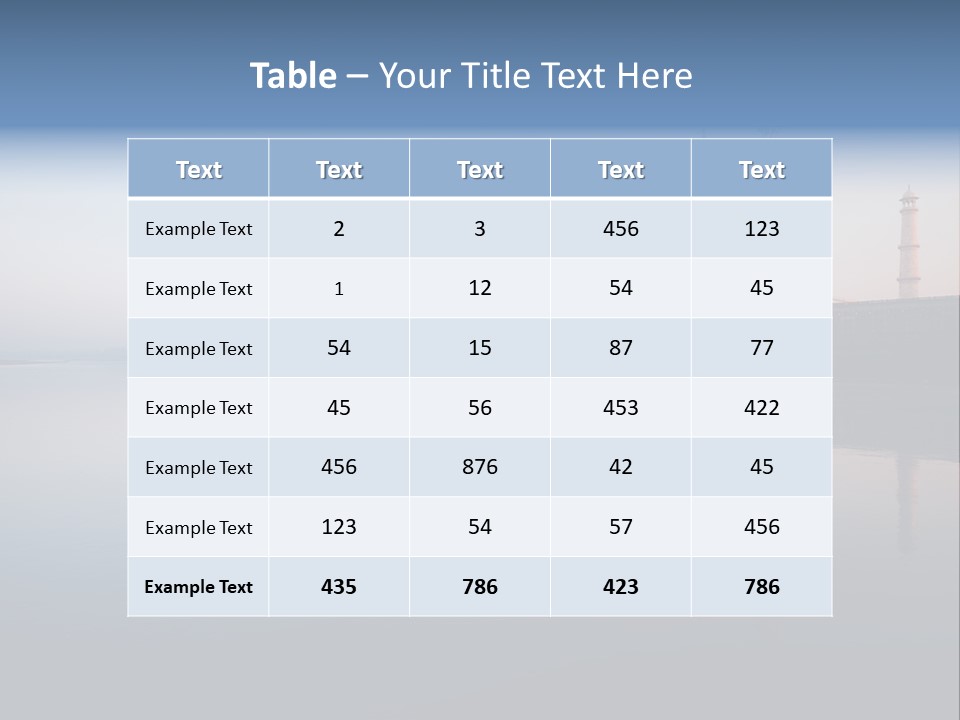 Agra India Temple PowerPoint Template