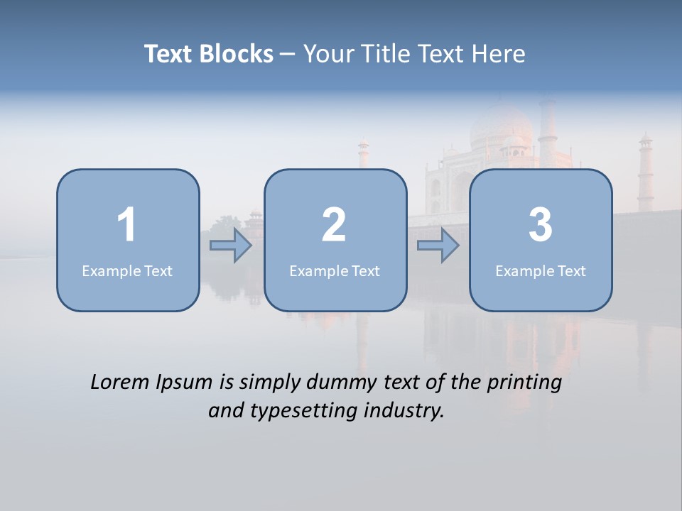 Agra India Temple PowerPoint Template