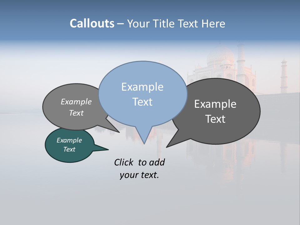 Agra India Temple PowerPoint Template