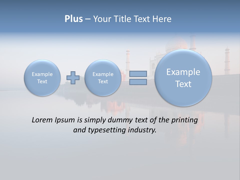 Agra India Temple PowerPoint Template