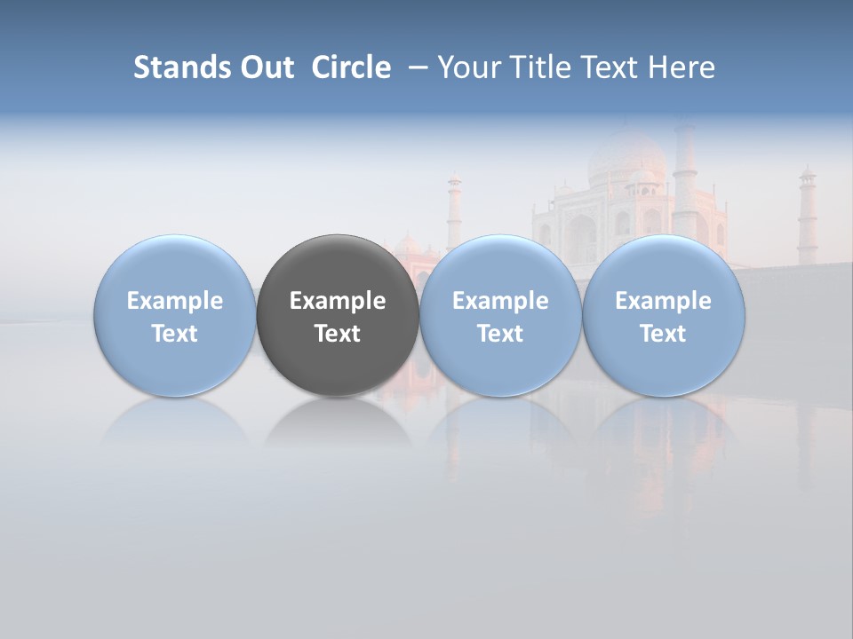 Agra India Temple PowerPoint Template