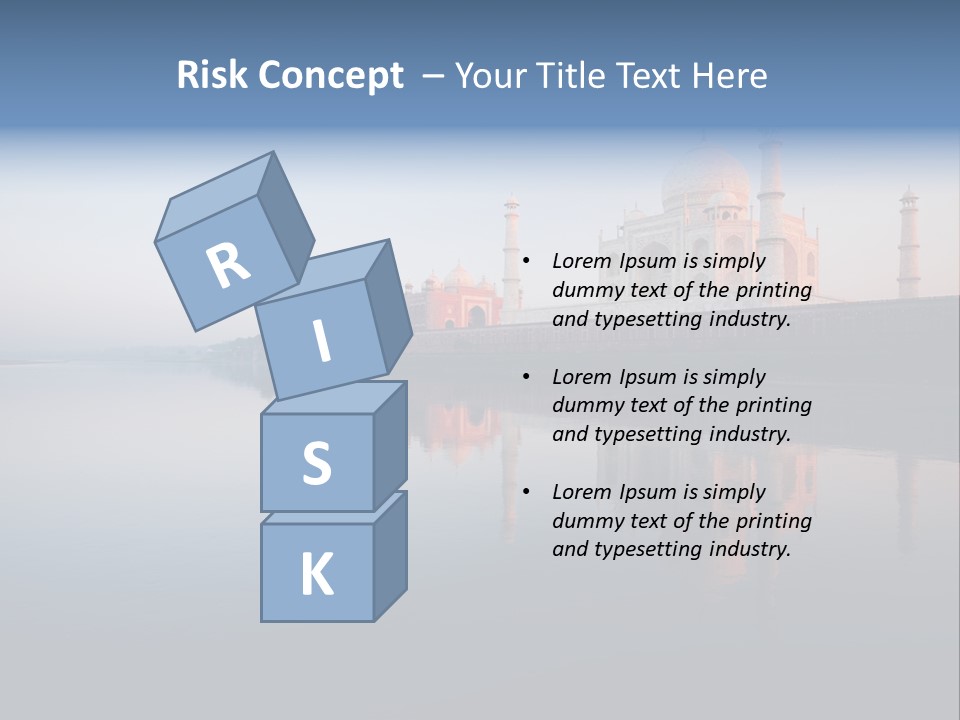 Agra India Temple PowerPoint Template