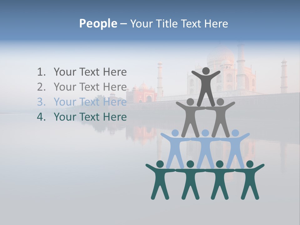 Agra India Temple PowerPoint Template