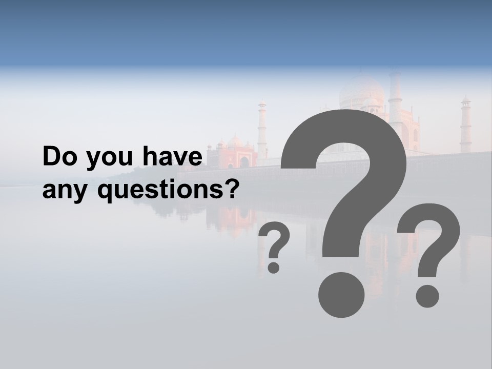 Agra India Temple PowerPoint Template