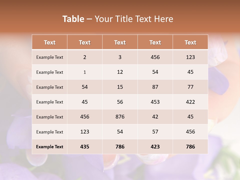 A Woman's Nails With Flowers On Them PowerPoint Template