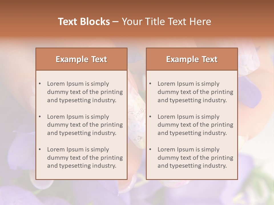 A Woman's Nails With Flowers On Them PowerPoint Template