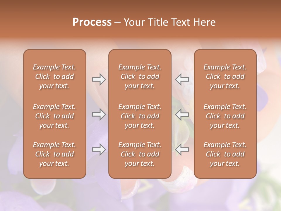 A Woman's Nails With Flowers On Them PowerPoint Template
