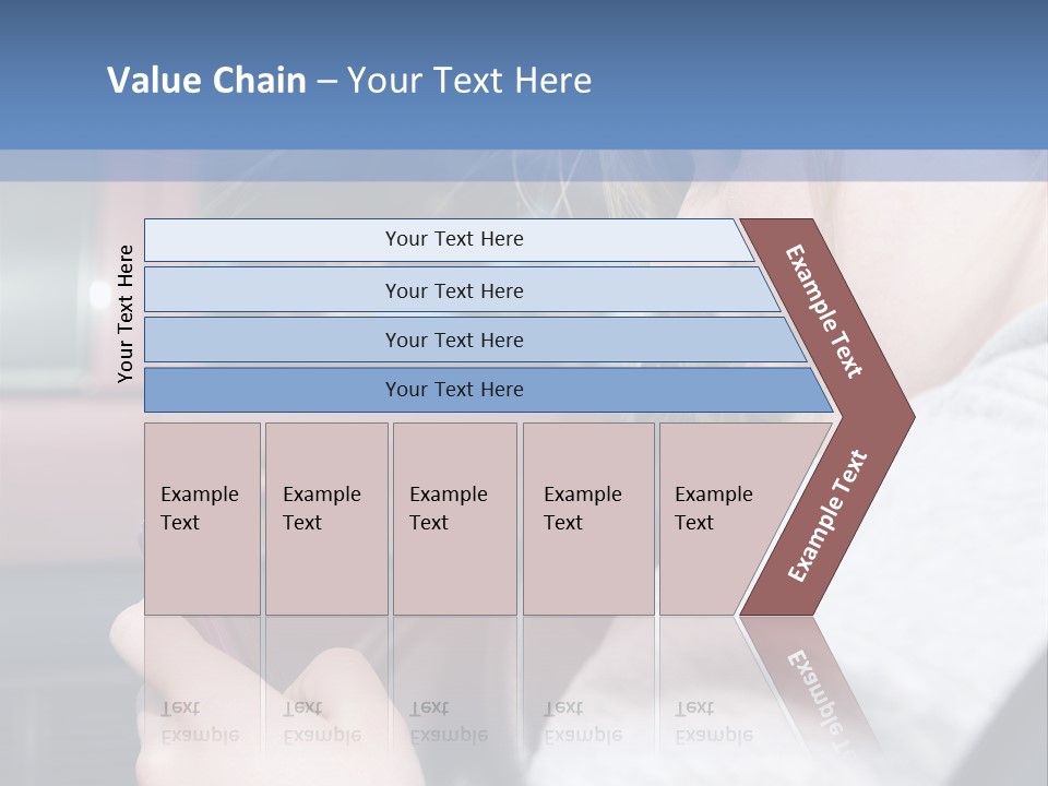 A Girl Is Texting On Her Phone While Driving A Car PowerPoint Template