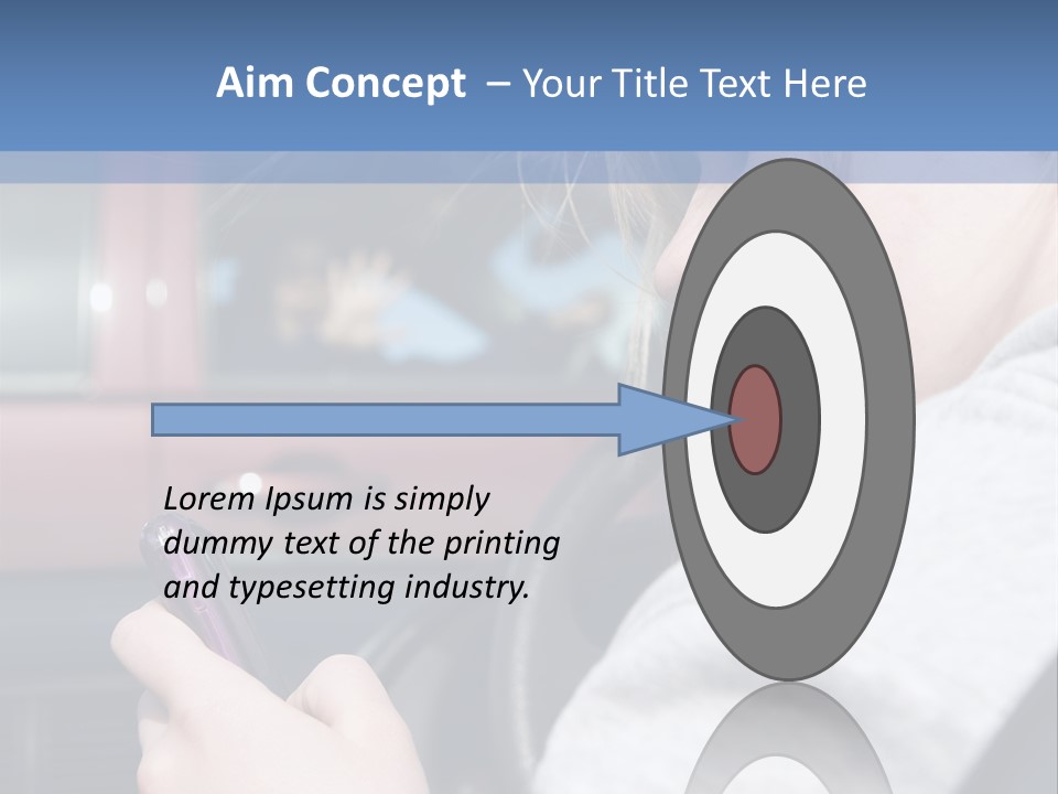 A Girl Is Texting On Her Phone While Driving A Car PowerPoint Template