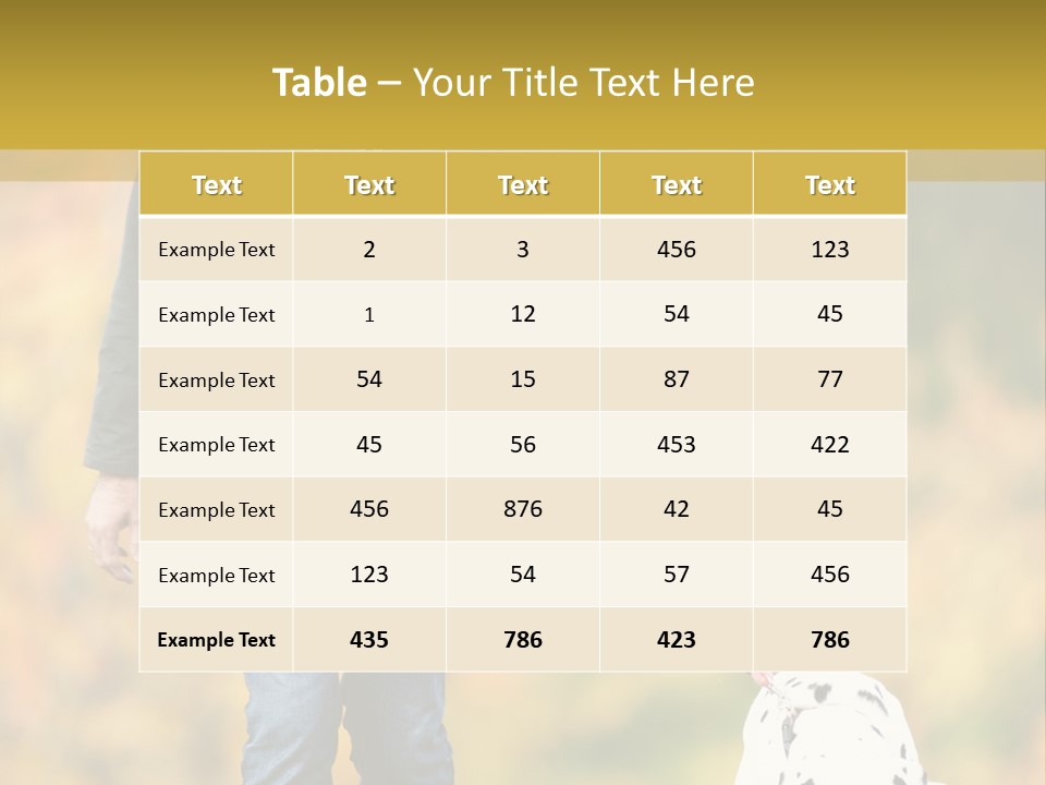 A Man Walking A Dalmatian Dog On A Leash PowerPoint Template