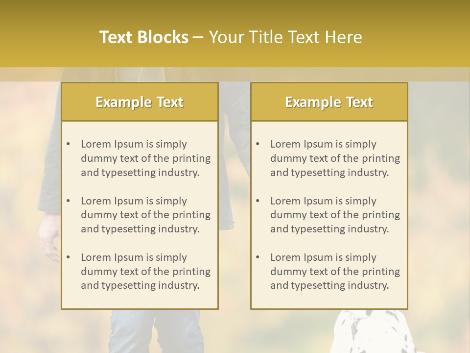 A Man Walking A Dalmatian Dog On A Leash PowerPoint Template