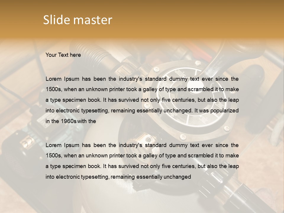 A Power Source With A Wrench On Top Of It PowerPoint Template