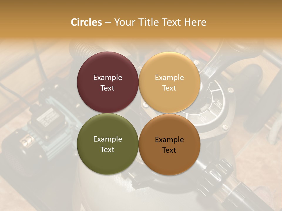 A Power Source With A Wrench On Top Of It PowerPoint Template