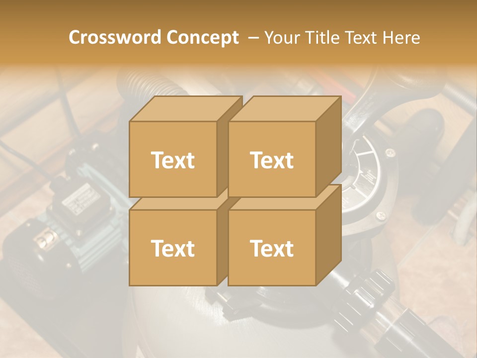 A Power Source With A Wrench On Top Of It PowerPoint Template