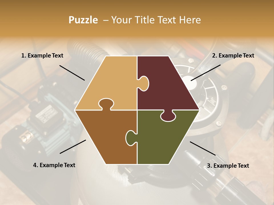 A Power Source With A Wrench On Top Of It PowerPoint Template