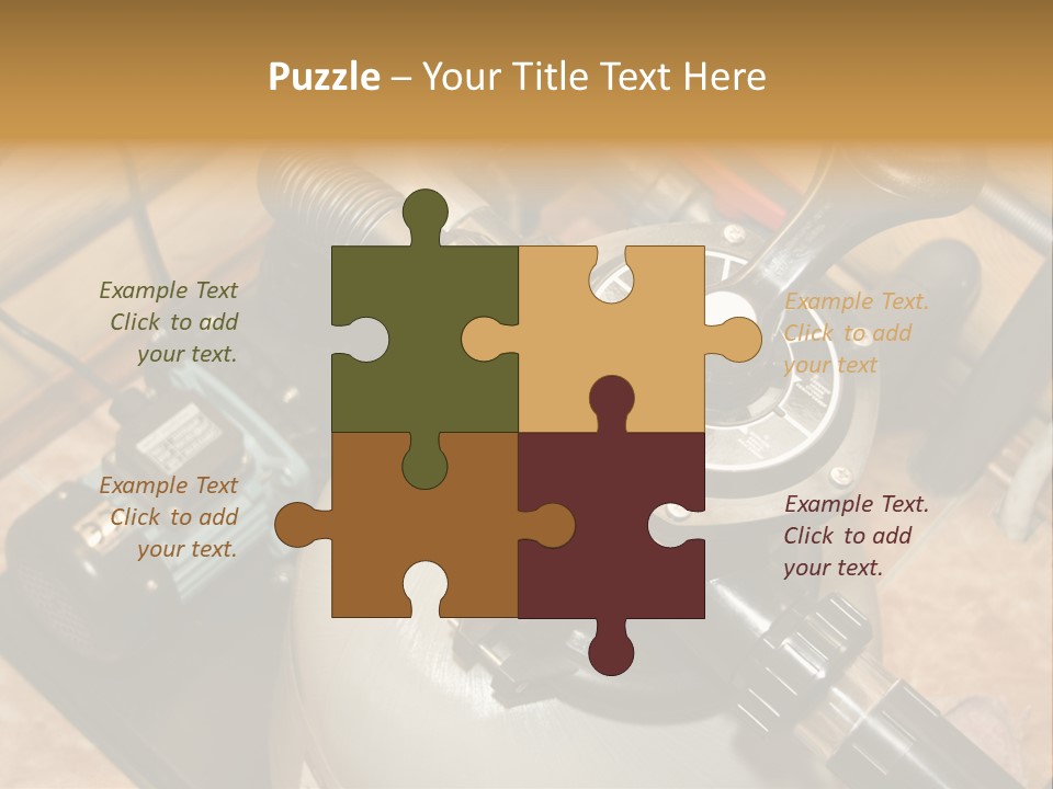 A Power Source With A Wrench On Top Of It PowerPoint Template