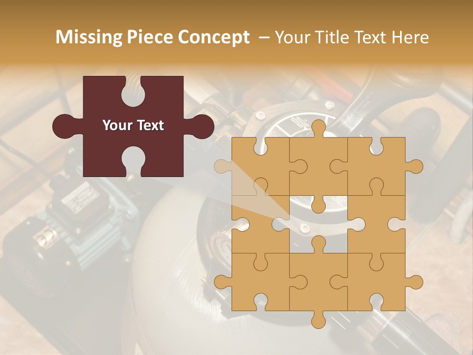 A Power Source With A Wrench On Top Of It PowerPoint Template