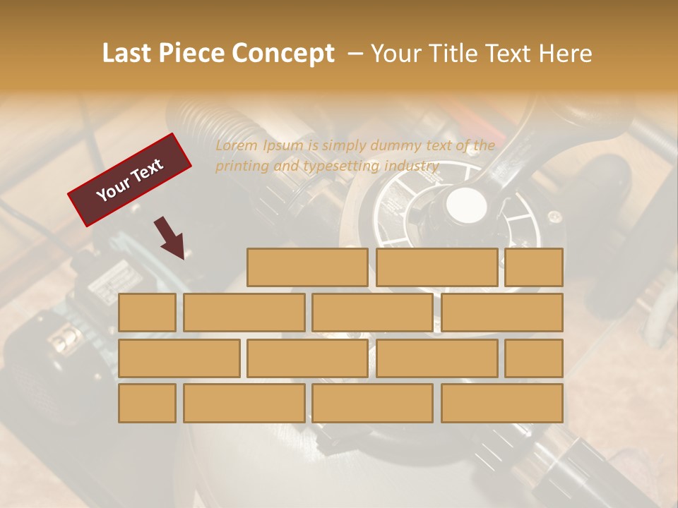 A Power Source With A Wrench On Top Of It PowerPoint Template