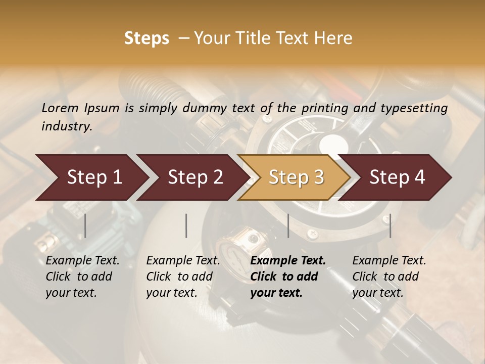 A Power Source With A Wrench On Top Of It PowerPoint Template