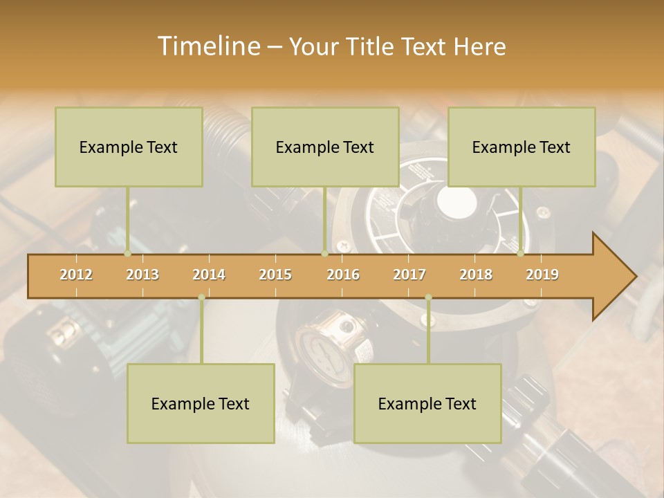 A Power Source With A Wrench On Top Of It PowerPoint Template