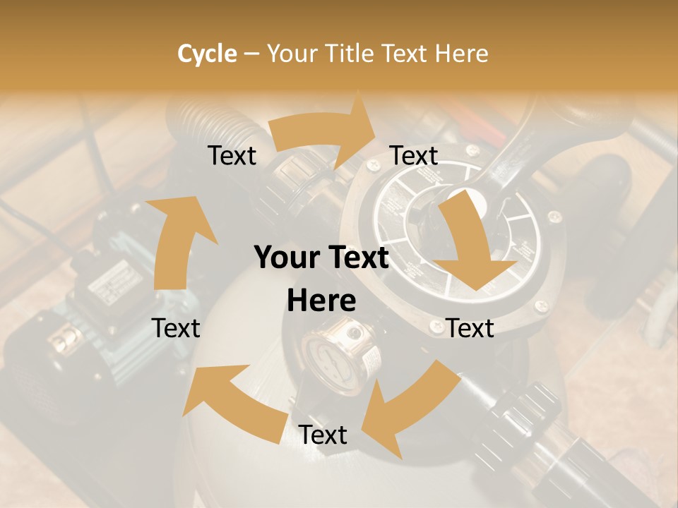 A Power Source With A Wrench On Top Of It PowerPoint Template