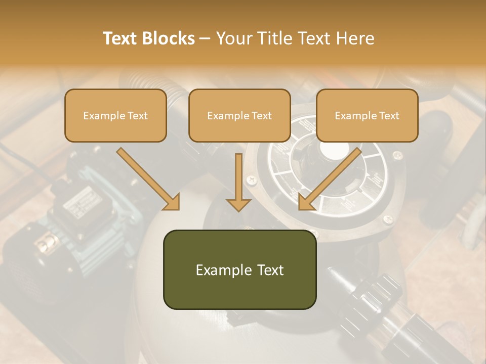 A Power Source With A Wrench On Top Of It PowerPoint Template