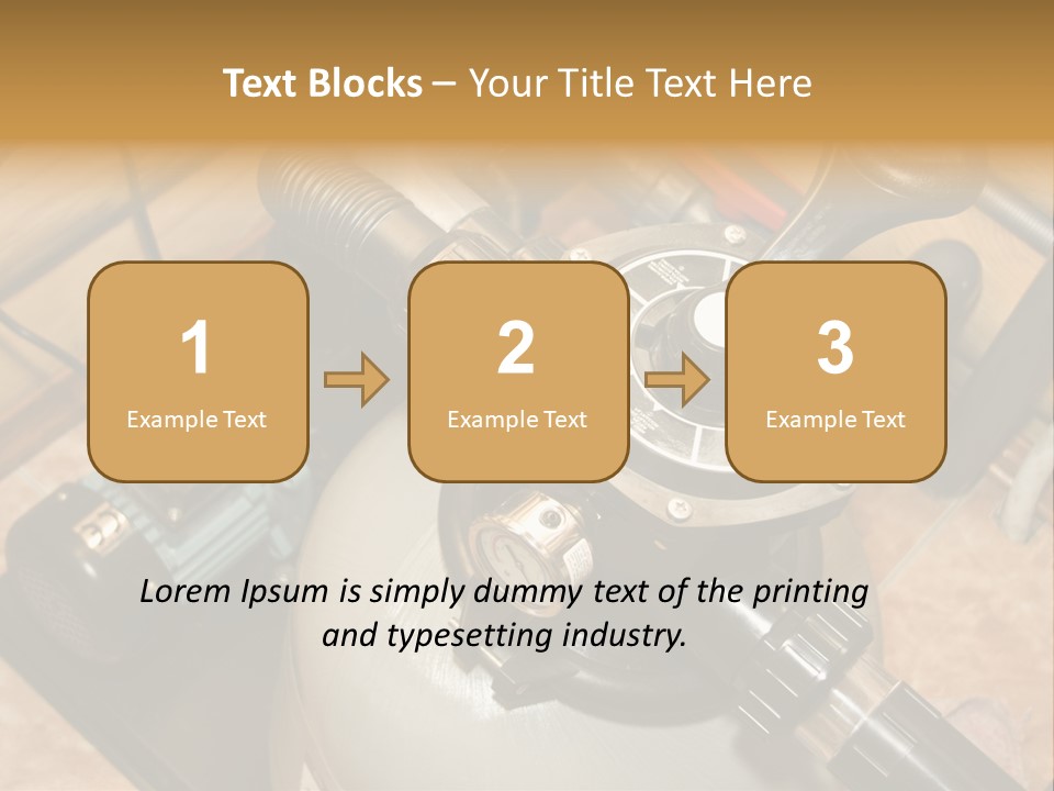 A Power Source With A Wrench On Top Of It PowerPoint Template