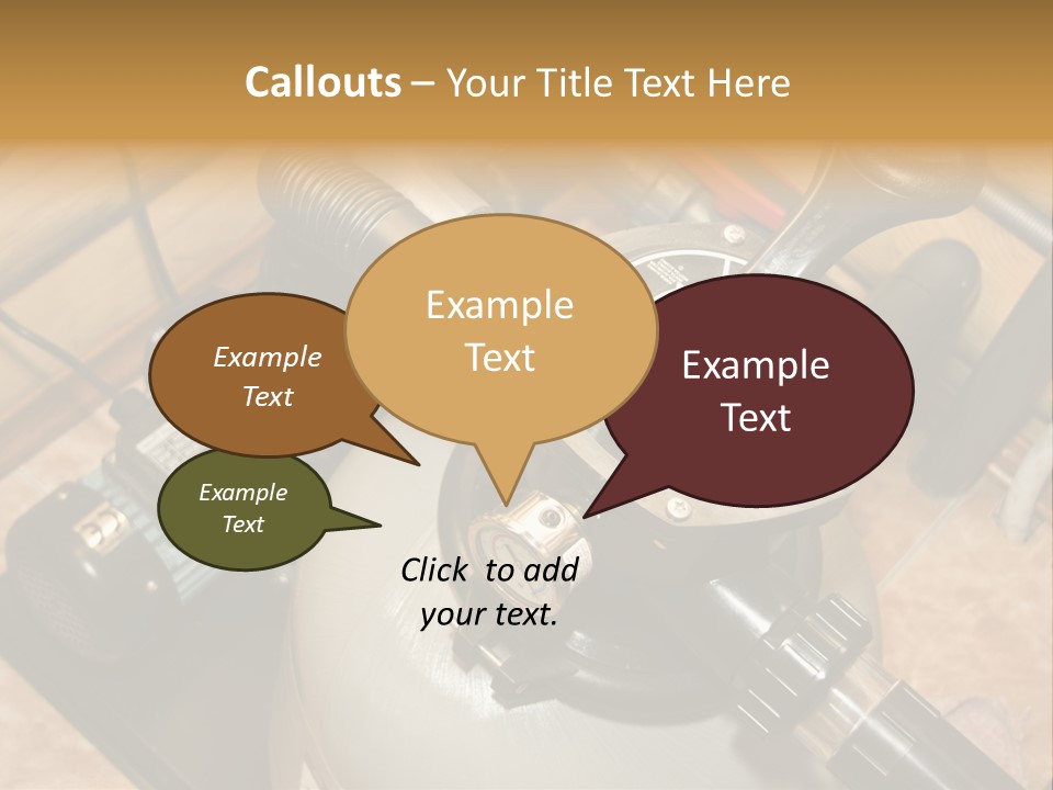 A Power Source With A Wrench On Top Of It PowerPoint Template