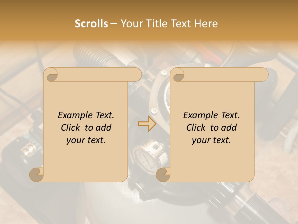 A Power Source With A Wrench On Top Of It PowerPoint Template