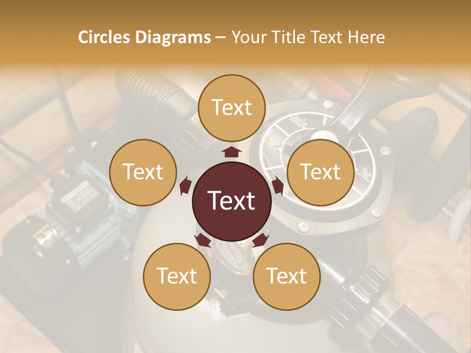 A Power Source With A Wrench On Top Of It PowerPoint Template