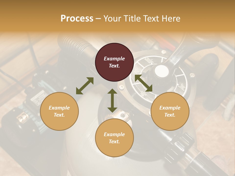 A Power Source With A Wrench On Top Of It PowerPoint Template