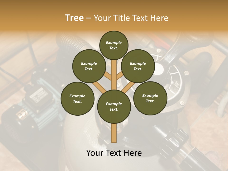 A Power Source With A Wrench On Top Of It PowerPoint Template