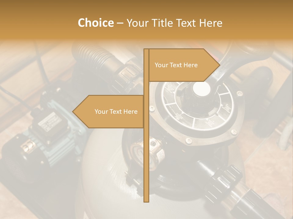 A Power Source With A Wrench On Top Of It PowerPoint Template